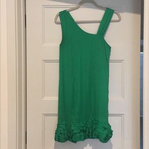 Alice and Olivia silk asymmetric dress